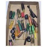 (A) Assorted Screwdrivers & more