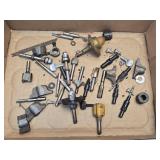 (E) Router Bits, Countersink Bits, Jigsaw Blades