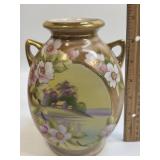 (B) Vintage NIPPON Hand Painted Porcelain Scenic
