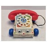 (A) Vintage Fisher Price Chatter Telephone