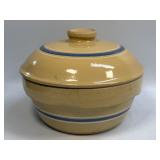 (C) Early Yellow Ware Blue and White Striped