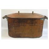 (E) Antique Revere Copper Wash Boiler/Canner