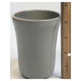 (B) Handmade Pottery Tumbler Signed