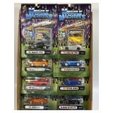 (A) 8 Assorted Muscle Machines Die Cast Cars NIB