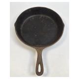 (A) Vintage 3-Notch Lodge Cast Iron Skillet 10ï¿½