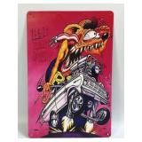 (E) Metal Sign Bad Bad doggy 8ï¿½ X 12ï¿½