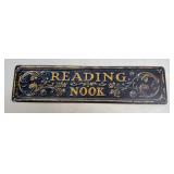(E) Metal Sign Reading Nook 4ï¿½ X 15.75ï¿½