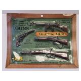 (G) Vintage Marx Miniatures Famous Guns