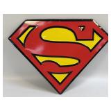 (E) Metal Sign Superman Logo 15ï¿½ X 11.25ï¿½