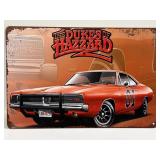 (E) Metal Sign Dukes Of Hazzard 8ï¿½ X 12ï¿½