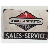 (E) Metal Sign Briggs & Stratton 8ï¿½ X 12ï¿½