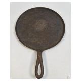 (A) Vintage #8 Cast Iron Griddle 9.5ï¿½
