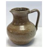 (B) Handmade Pottery Pitcher 6ï¿½ Artist Signed