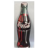 (E) Metal Sign Coca Cola Bottle 6ï¿½ X 21ï¿½