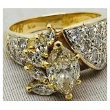 18KT YELLOW GOLD 2.55 CTS DIAMOND RING FEATURES