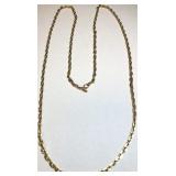 18KT YELLOW GOLD 19.50 GRS 24 INCH LINK CHAIN