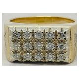 14KT YELLOW GOLD 1.00CTS DIAMOND RING