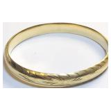 14KT YELLOW GOLD 9.50 GRS BANGEL BRACELET