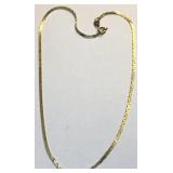 14KT YELLOW GOLD 3.80 GRS 15 INCH CHAIN