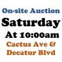 Sat.@10am - Cactus & Decatur Estate Online Auction -4/8