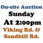 WELCOME TO OUR SUNDAY@2:00pm ONLINE PUBLIC AUCTIO