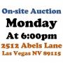 WELCOME TO OUR MONDAY @6pm ONLINE AUCTION