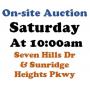 WELCOME TO OUR SAT. @10am ONLINE PUBLIC AUCTION