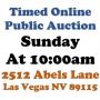 WELCOME TO OUR SUNDAY.@10am ONLINE AUCTION