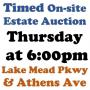 WELCOME TO OUR THURS.@6pm ONLINE PUBLIC AUCTION