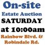 WELCOME TO OUR SAT. @10am ONLINE PUBLIC AUCTION