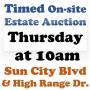 WELCOME TO OUR THURS.@10am ONLINE PUBLIC AUCTION
