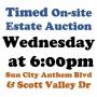 WELCOME TO OUR WED. @6pm ONLINE PUBLIC AUCTION