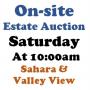 Sat.@10am - Sahara & Valley View Estate Online Auction 9/30