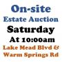 WELCOME TO OUR SAT. @10am ONLINE PUBLIC AUCTION