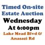 WELCOME TO OUR WED. @6pm ONLINE PUBLIC AUCTION