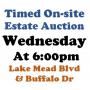 Wed@6:00pm- Lake Mead & Buffalo Estate Online Auction 10/11