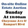 WELCOME TO OUR SUN. @10am ONLINE PUBLIC AUCTION