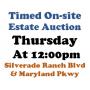 WELCOME TO OUR THU. @12pm ONLINE PUBLIC AUCTION