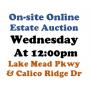 WELCOME TO OUR TUE. @12pm ONLINE PUBLIC AUCTION