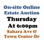 WELCOME TO OUR THU.@6pm ONLINE PUBLIC AUCTION