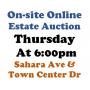 WELCOME TO OUR THU.@6pm ONLINE PUBLIC AUCTION