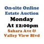 WELCOME TO OUR MON. @12pm ONLINE PUBLIC AUCTION