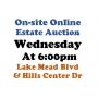 Wed.@6pm - West Las Vegas Estate Online Public Auction 4/24