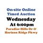 Wed.@6pm - Paradise Hills Estate Timed Online Auction 5/29