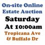 Sat.@10am - Southwest Las Vegas Estate Online Auction 6/1