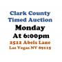 WELCOME TO OUR MON. @6pm ONLINE PUBLIC AUCTION