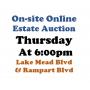 Thur.@6pm - Desert Shores Estate Online Public Auction 6/13