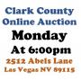 Mon.@6pm - Clark County Online Public Auction 4/7