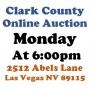 Mon.@6pm - Clark County Timed Online Public Auction 5/26