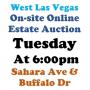 Tues.@6pm - Sahara & Buffalo Estate Online Auction 5/20
